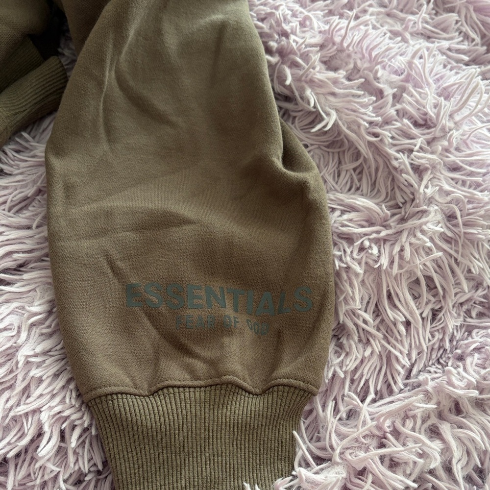 Essentials Brown Pullover with Black Logo - Picture 4 of 4